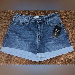Forever 21 Dark Blue Jean Shorts